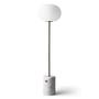 Audo - JWDA floor lamp, marble white / burnished brass