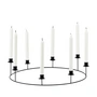 House Doctor - Ring Candlestick, Ø 50 cm, black