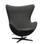 Fritz Hansen - Egg Chair, PVD black / Vanir Granite brown 373 (Anniversary Edition 2022)