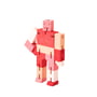 Areaware - Cubebot , micro, red multi