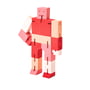 Areaware - Cubebot , small, red multi