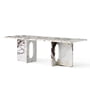 Audo - Androgyne Coffee table 120 x 45 cm, Calacatta Viola