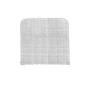 House Doctor - Cuun Seat cushion with filling, 48 x 48 cm, black / white