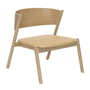 Hübsch Interior - Oblique Lounge chair, oak / natural