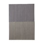 Nanimarquina - Ceras 4 Kilim wool rug, 240 x 170 cm, striped, gray / blue