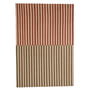 Nanimarquina - Ceras 2 Kilim wool rug, 300 x 200 cm, striped, red / olive