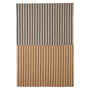 Nanimarquina - Ceras 1 Kilim wool rug, 300 x 200 cm, striped, brown / blue