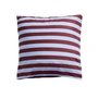 HAY - Été Pillowcase, 60 x 63 cm, bordeaux / sky blue