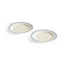 HAY - Sobremesa plate, Ø 18.5 cm, blue (set of 2)