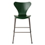 Fritz Hansen - Series 7 Junior Chair, Brown Bronze / evergreen