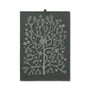 ferm Living - Mistletoe Tea towel, dark green
