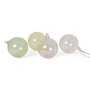 Ferm Living - Glass Baubles Christmas tree balls, Large, multicolored light (set of 4)