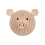OYOY - Mini Hook Children wall hook pig, natural
