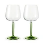 Kähler Design - Hammershøi Wine glasses, red wine 49 cl, green (set of 2)