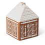 Kähler Design - Gingerbread tealight house, H 11 cm, brown