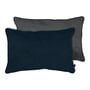 Mette Ditmer - Block Cushion, 40 x 60 cm, dark blue / gray