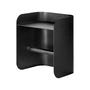 Mette Ditmer - Carry Toilet paper holder with shelf, black