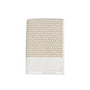 Mette Ditmer - Grid Guest towel 38 x 60 cm, sand / off-white (set of 2)