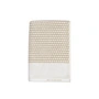Mette Ditmer - Grid Guest towel 38 x 60 cm, sand / off-white (set of 2)