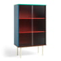 Hay - Colour Cabinet Cabinet with glass doors, 130 x 75 cm, multicolored (freestanding)