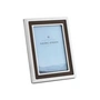 Georg Jensen - Manhattan Picture frame 23 x 18 cm, stainless steel / leather brown