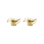 Georg Jensen - Cobra Tealight holder, gold (set of 2)