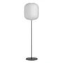 HAY - Common floor lamp, Terrazzo base, black / rice paper lampshade, Ø 42 x 50 cm
