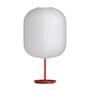 Hay - Common Table lamp, base red / rice paper lampshade, Ø 42 x 50 cm