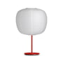 Hay - Common Table lamp, base red / rice paper lampshade, Ø 44 x 39 cm