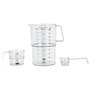 Rosti - Mensura Measuring cup set, clear (3 pcs.)