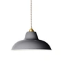 Anglepoise - Original 1227 Midi Wide Brass pendant lamp, Ø 40 cm, elephant grey