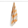 Hay - Frotté Stripe towel, 50 x 100 cm, warm yellow
