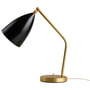 Gubi - Gräshoppa Table lamp, brass / black glossy