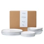 Broste Copenhagen - Salt tableware dinner set, white / black