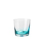 Broste Copenhagen - Hue drinking glass 15 cl, clear / turquise