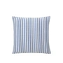 Broste Copenhagen - Evi Pillowcase, 50 x 50 cm, intense blue / white / white
