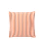 Broste Copenhagen - Evi Pillowcase, 50 x 50 cm, pumpkin orange / white