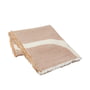 Broste Copenhagen - Tide Blanket, 130 x 180 cm, caramel brown
