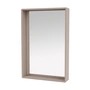 Montana - Shelfie Mirror with shelf frame, mushroom