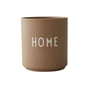 Design Letters - AJ Favourite porcelain mug, home / brown