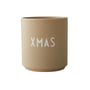 Design Letters - AJ Favourite porcelain mug, X-Mas / beige