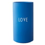 Design Letters - AJ Favourite porcelain vase, Love / cobalt blue