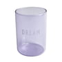 Design Letters - AJ Favourite drinking glass, Dream / purple