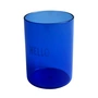 Design Letters - AJ Favourite drinking glass, Hello / blue