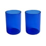 Design Letters - The Mute Favourite Drinking glass, blue (set of 2)