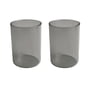 Design Letters - The Mute Favourite Drinking glass, smoke (set of 2)
