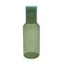 Design Letters - Tube Glass carafe, 1 l, green / milky green