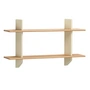 Vitra - Rayonnage Mural Wall shelf, natural oak / ecru