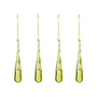Broste Copenhagen - Christmas Tear Decorative pendant, light green (set of 4)