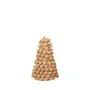 Broste Copenhagen - Pulp Decorative fir tree, H 16 cm, brown